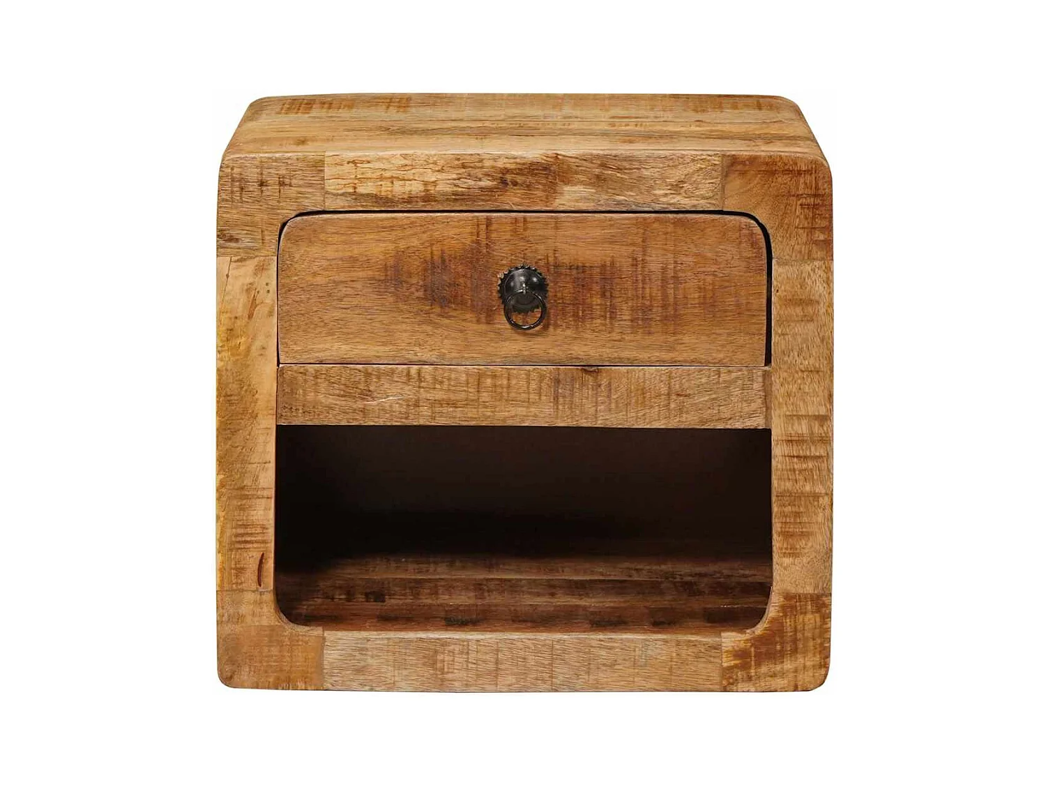 Cabinet de chevet mural avec tiroir Marron 40 x 30 x 36 cm