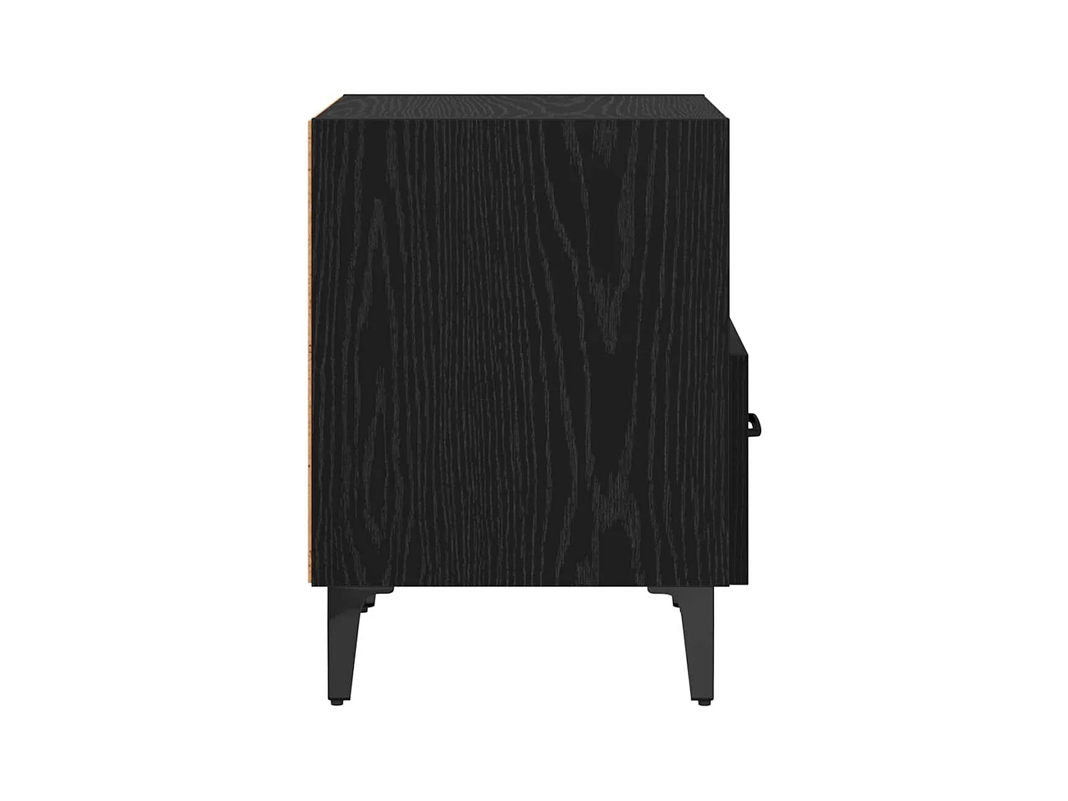 Cabinet de chevet avec tiroir Chêne noir 40 x 35 x 47.5 cm