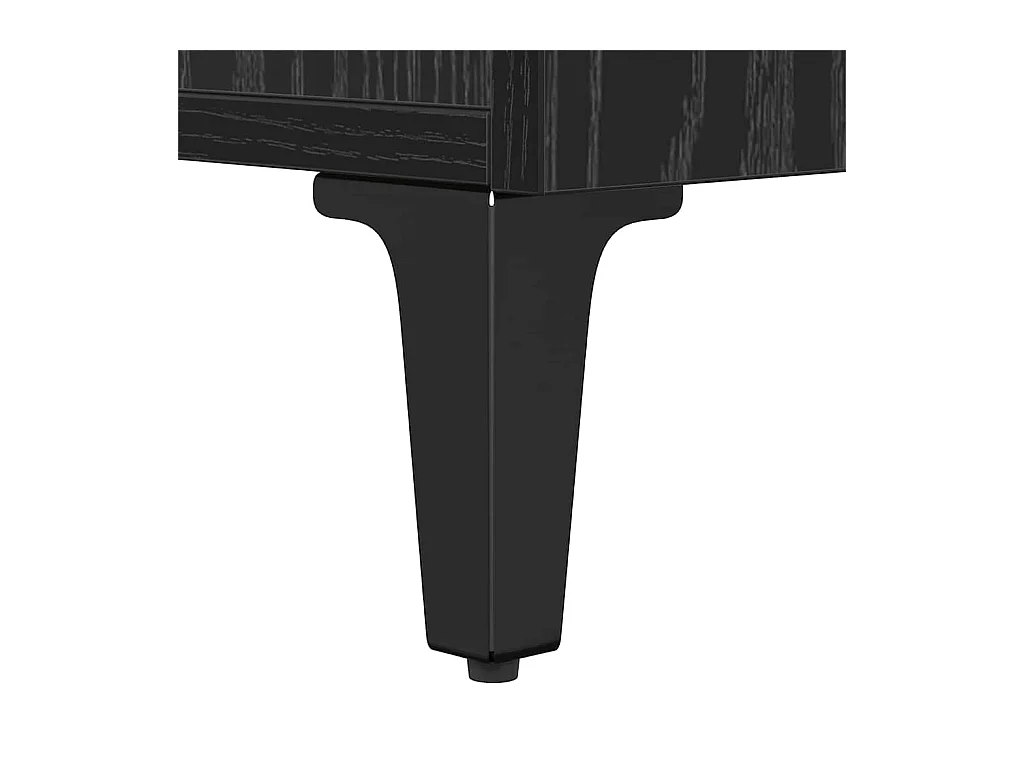 Cabinet de chevet avec tiroir Chêne noir 40 x 35 x 47.5 cm