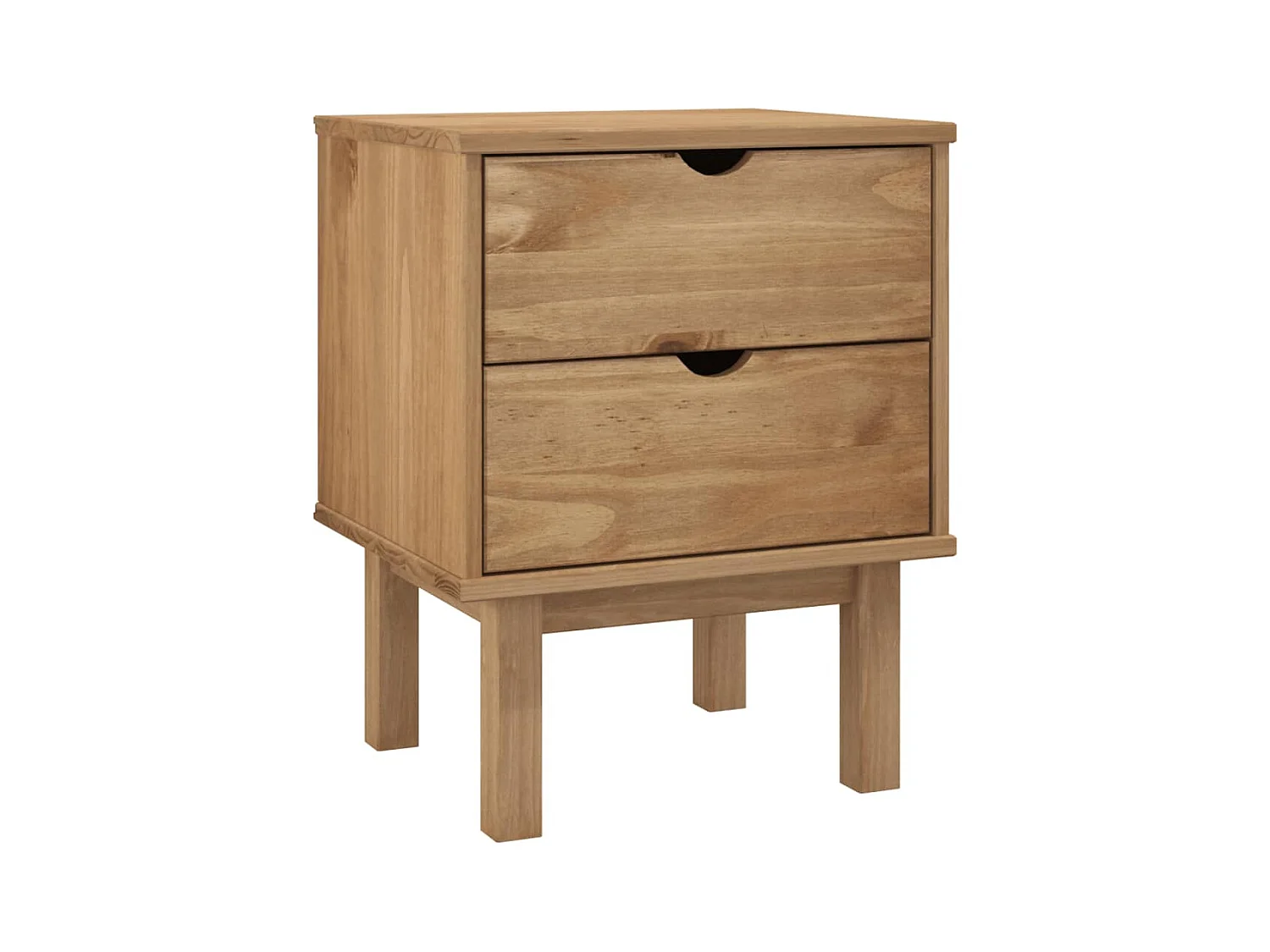 Mesita de noche OTTA 45x39x57 cm madera maciza de pino