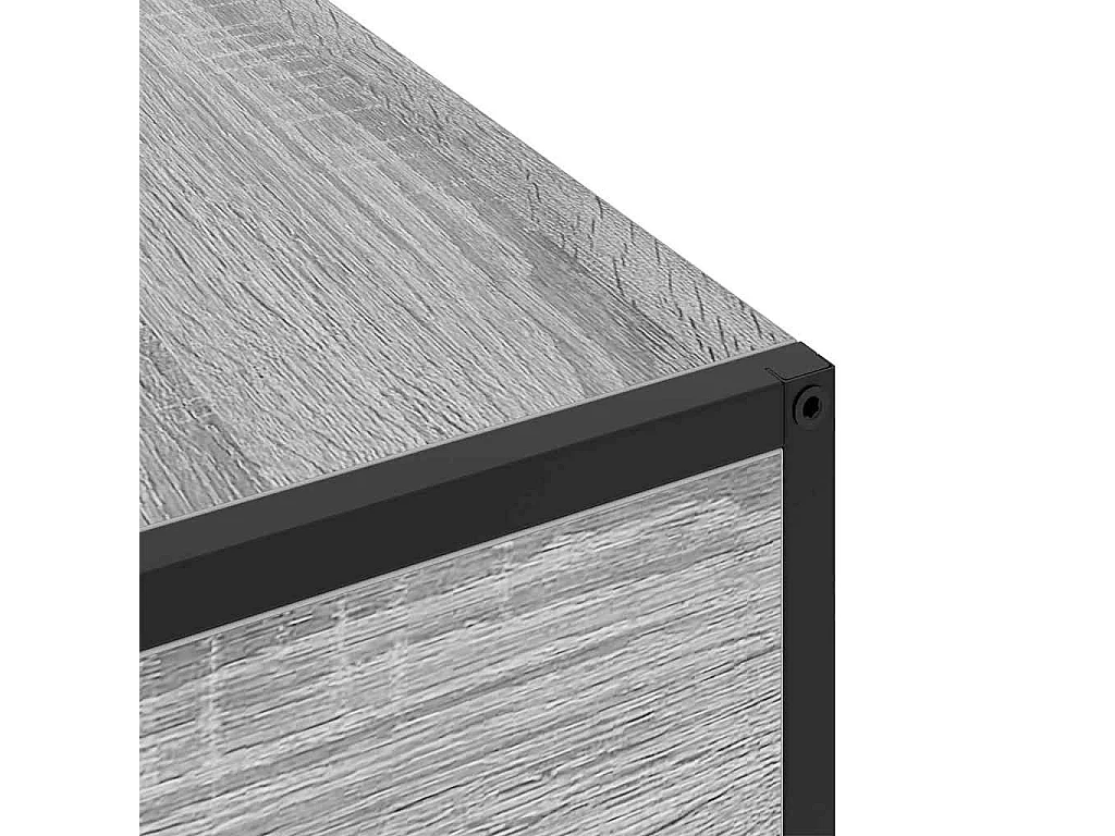 Comodino grigio Sonoma 40 x 27 x 76 cm in legno ingegnerizzato