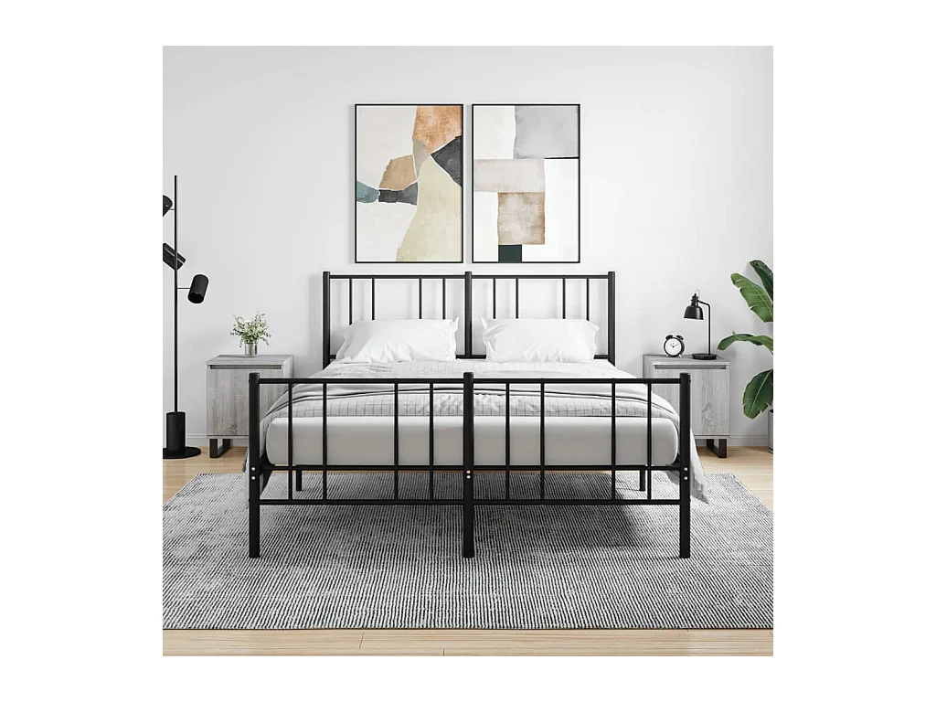 Mesitas de noche 2 piezas gris sonoma 40x30x50cm madera de ingeniería