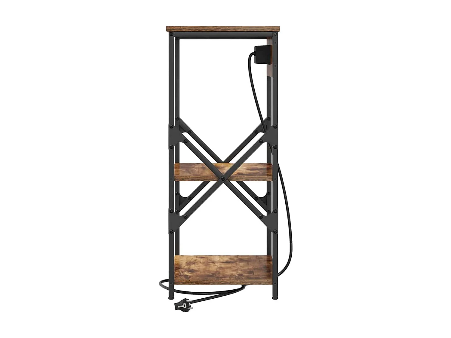 Cabinet de chevet Chêne fumé 41 x 31 x 76 cm Bois d'ingénierie