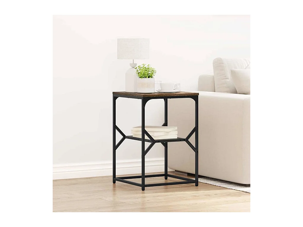 Table d'appoint Chêne fumé 41 x 40 x 60 cm