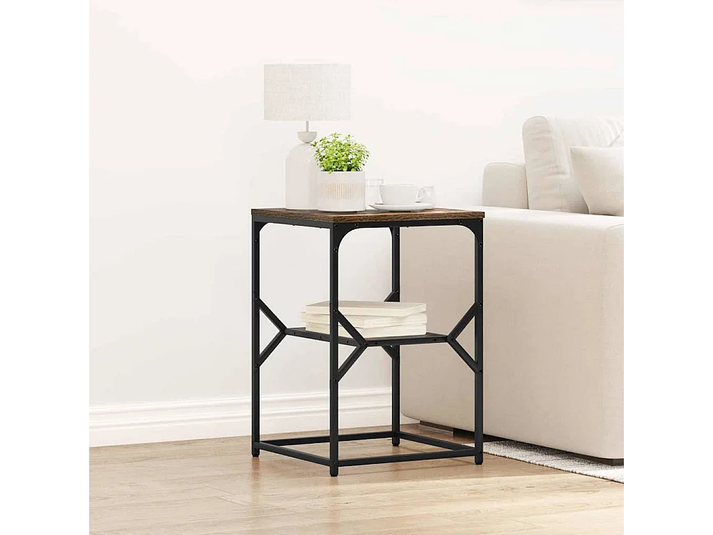 Table d'appoint Chêne fumé 41 x 40 x 60 cm