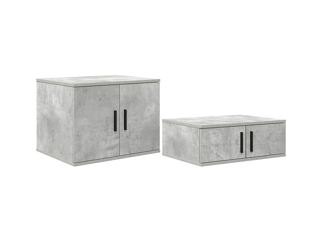 Mobile contenitore grigio cemento 108 x 41 x 40 cm