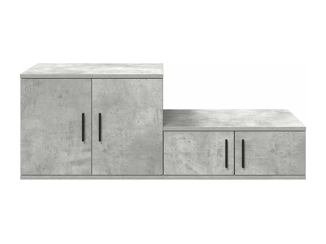 Mobile contenitore grigio cemento 108 x 41 x 40 cm