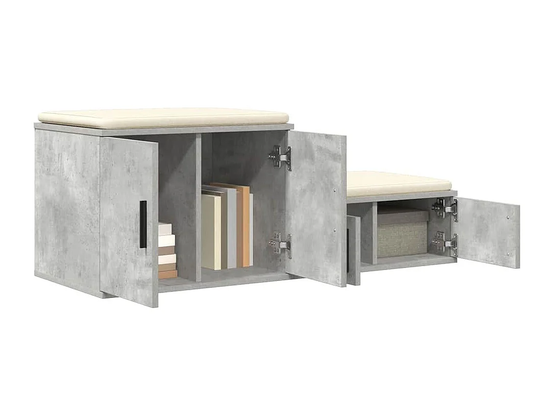 Armoire de rangement Gris béton 108 x 41 x 40 cm