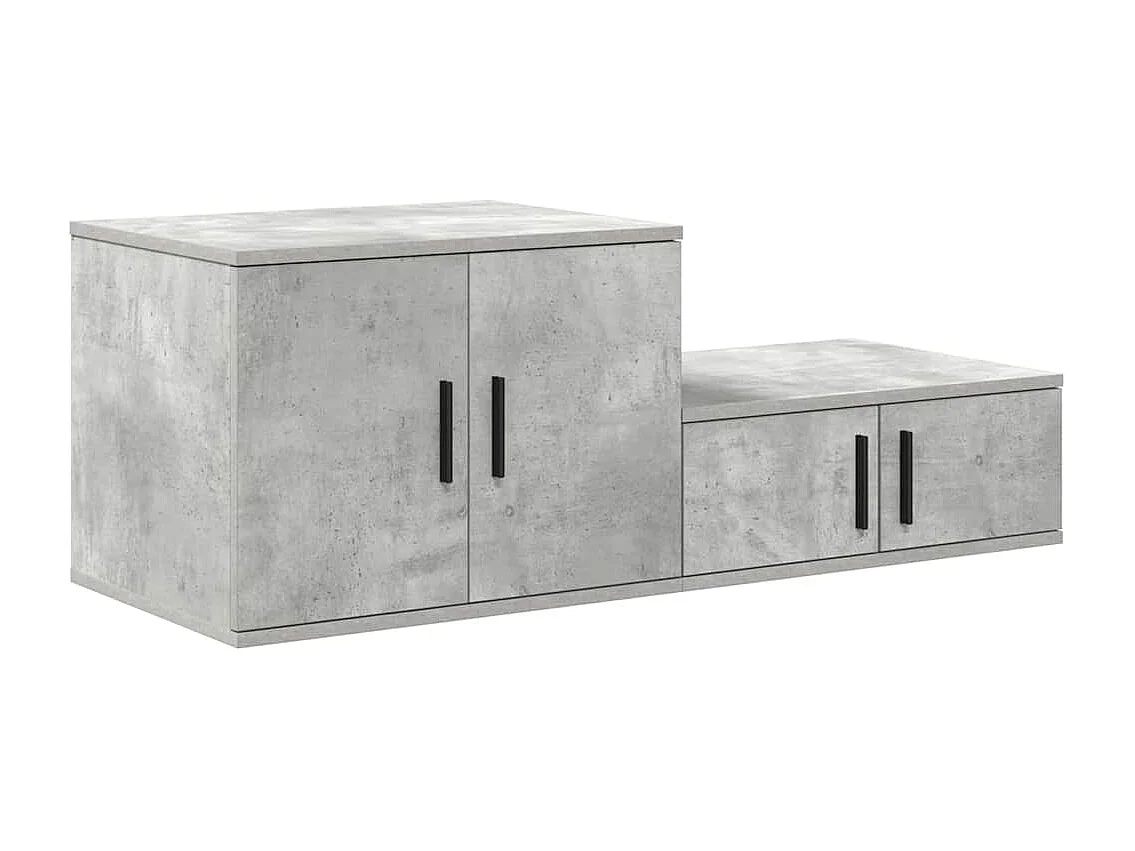Armoire de rangement Gris béton 108 x 41 x 40 cm