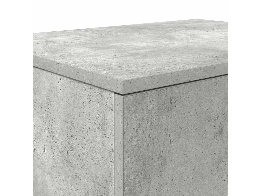 Armoire de rangement Gris béton 108 x 41 x 40 cm