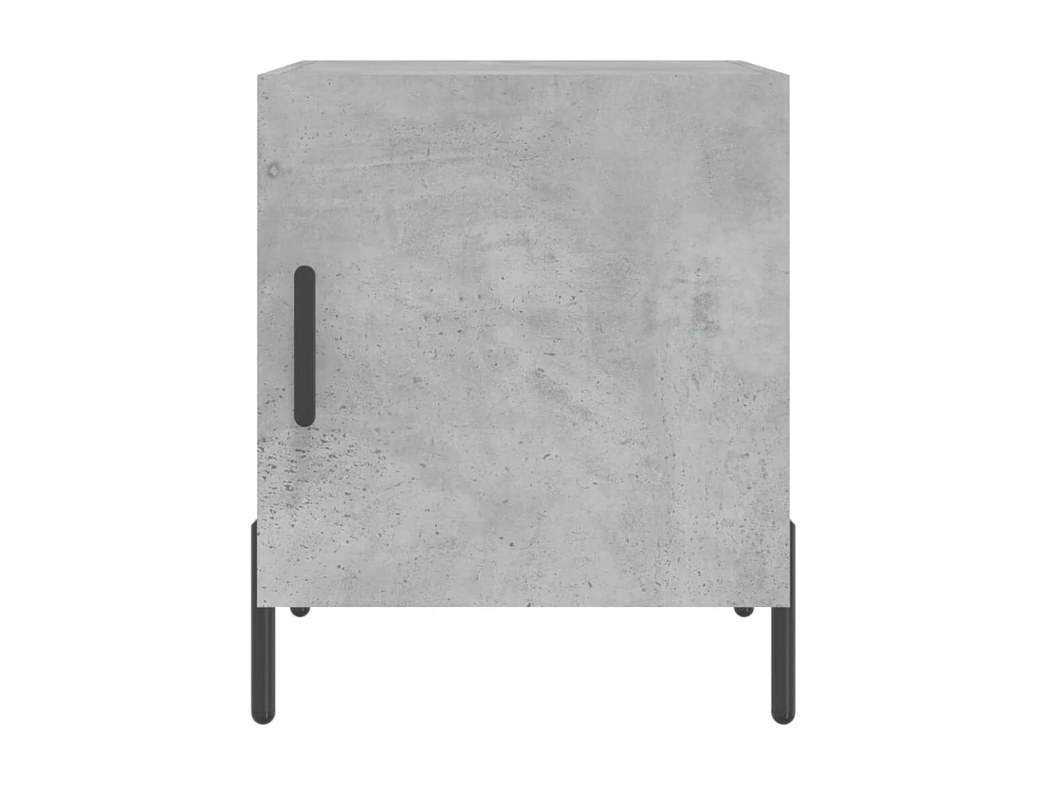 Table de chevet gris béton 40x40x50 cm bois d’ingénierie