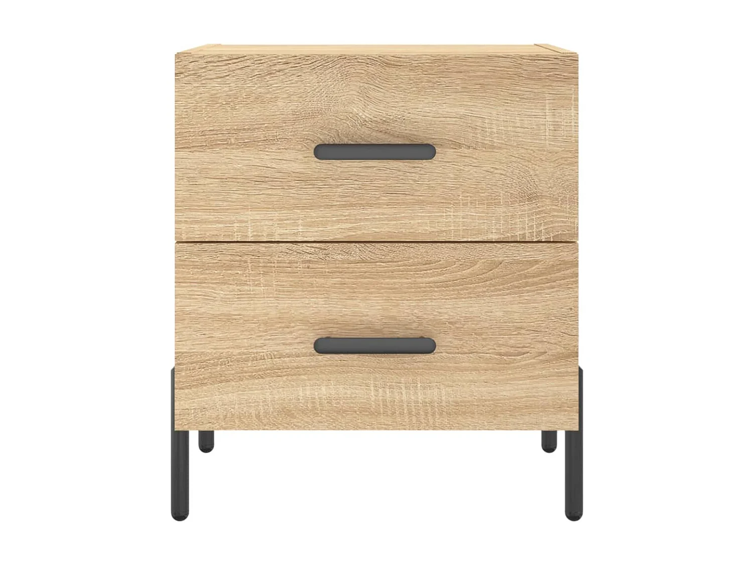 Table de chevet chêne sonoma 40x35x47,5 cm bois d’ingénierie