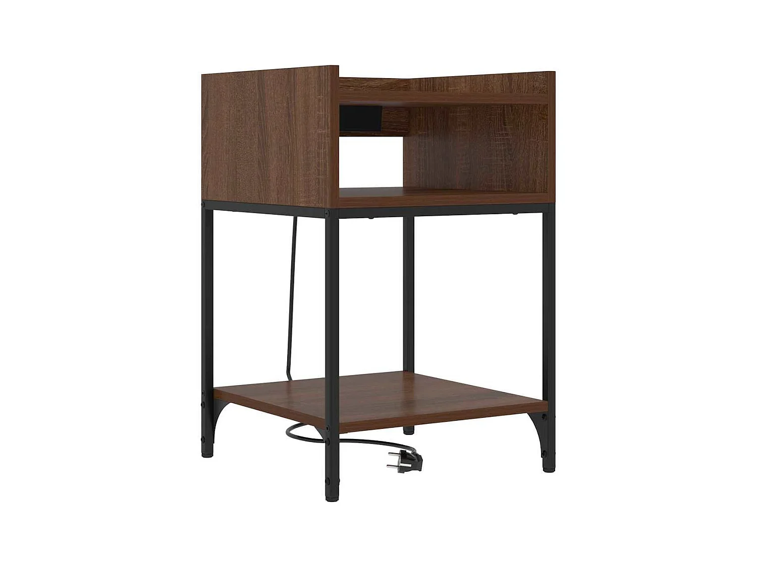 Comodini 2 pz Rovere marrone 40 x 40 x 61 cm