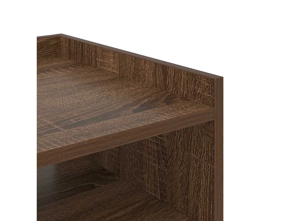 Comodini 2 pz Rovere marrone 40 x 40 x 61 cm