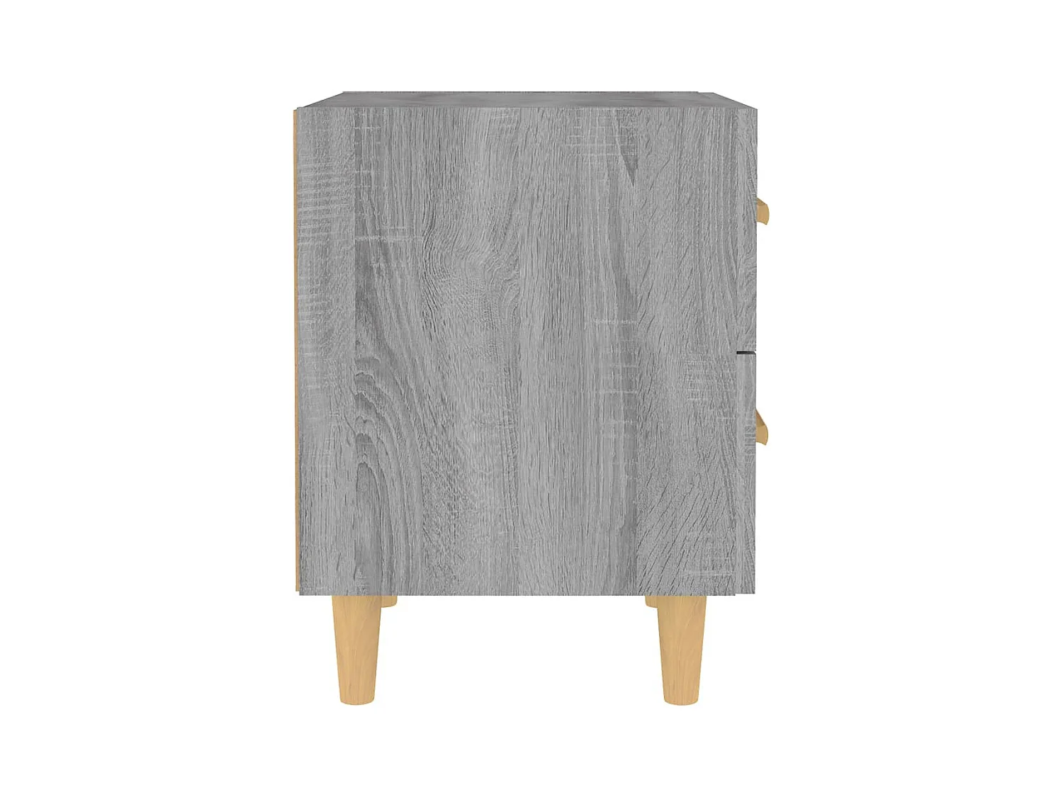 Mesitas de noche 2 piezas Sonoma gris 40x35x47,5 cm