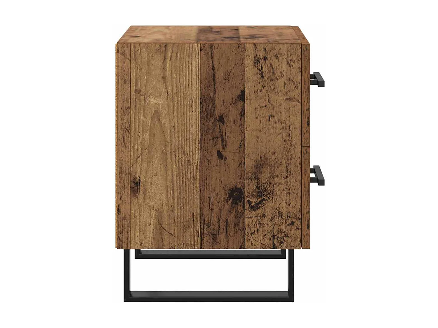 Cabinet de chevet avec tiroir Bois ancien 40 x 35 x 47.5 cm