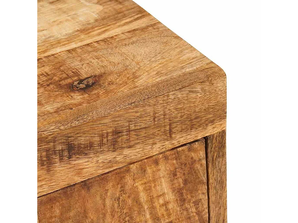 Comodino Marrone 35 x 33 x 48 cm Legno massello di mango