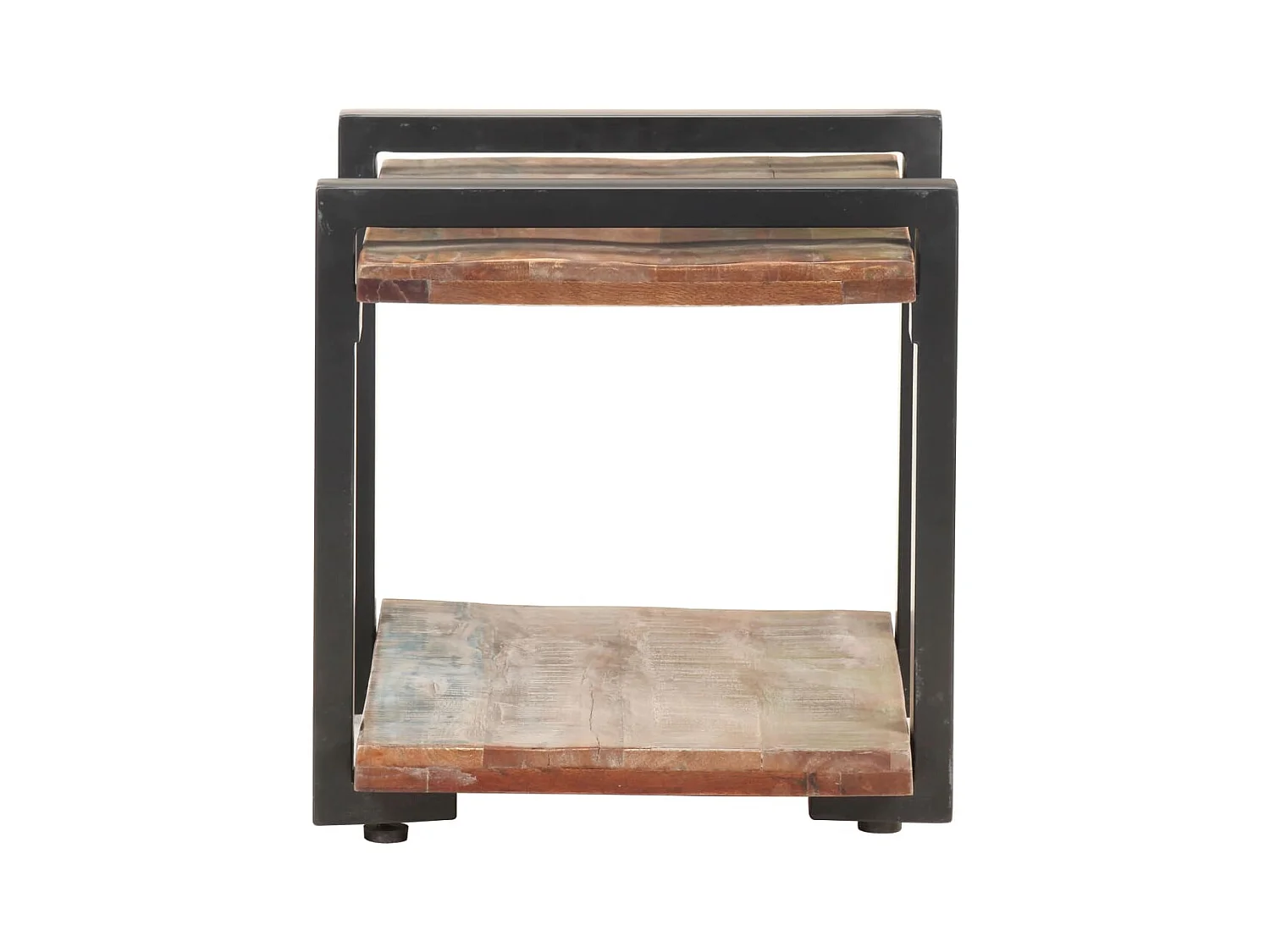 Mesita de noche 50x40x40 cm Madera maciza recuperada