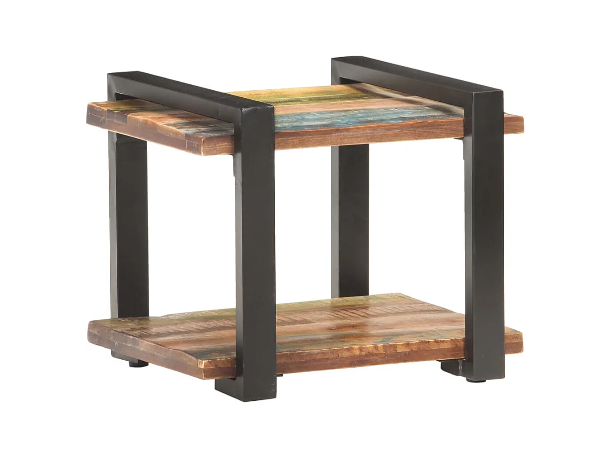 Mesita de noche 50x40x40 cm Madera maciza recuperada