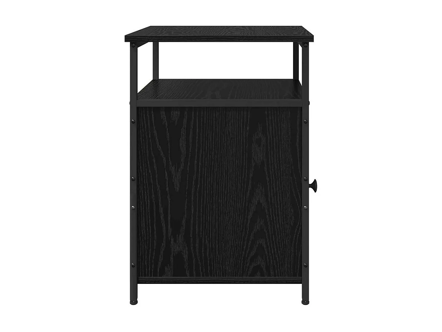 Cabinet de chevet Chêne noir Bois d'ingénierie