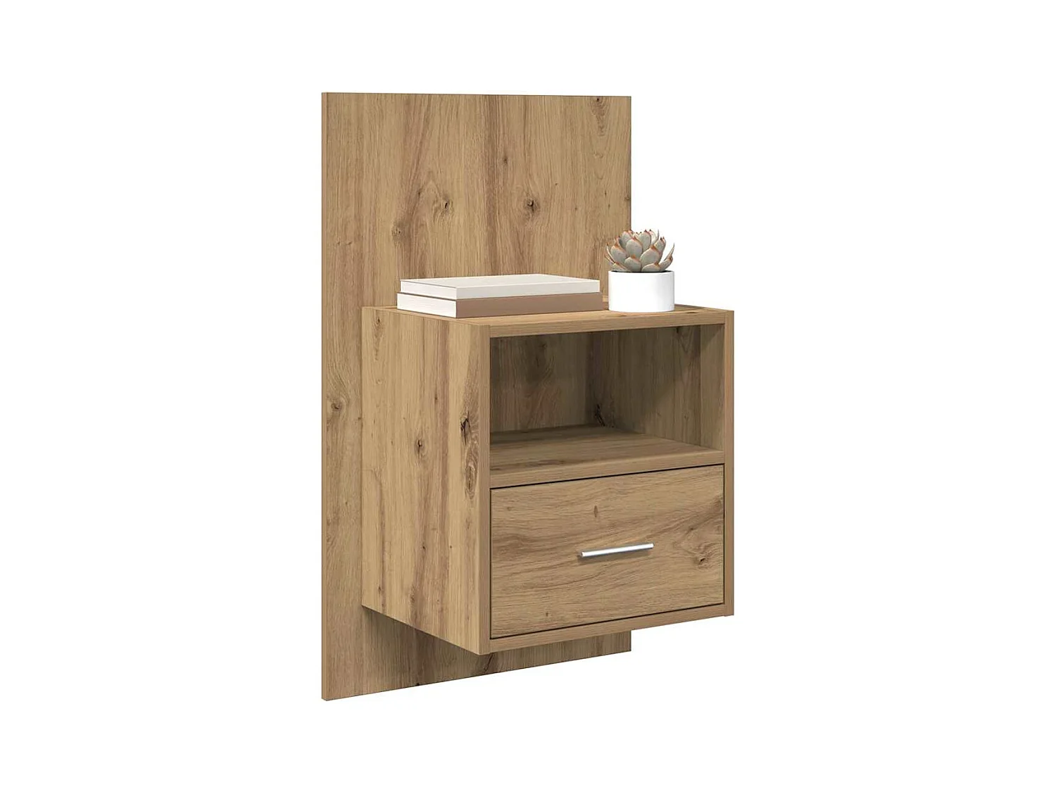 Armoire de lit 2 pcs chêne artisanal 48,5 x 32,5 x 80 cm