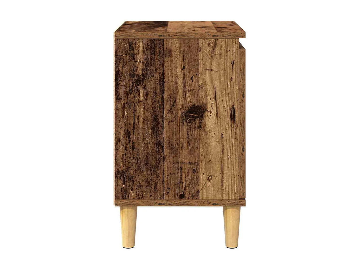 Nachtkastje Antiek hout 40 x 30 x 50 cm Bewerkt hout