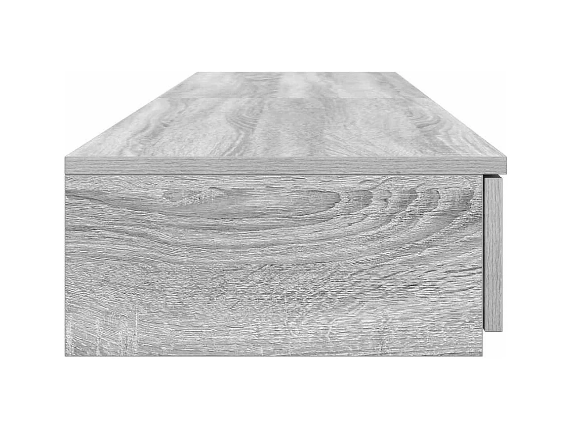 Cassettiera con cassetto Sonoma grigio 135 x 36,5 x 16,5 cm