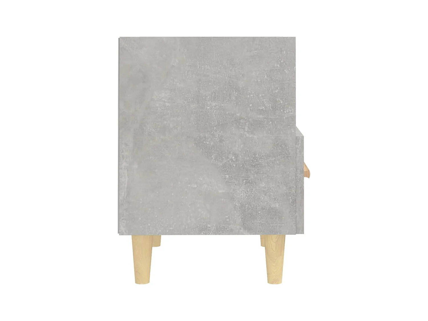 Table de chevet Gris béton 40x35x47 cm