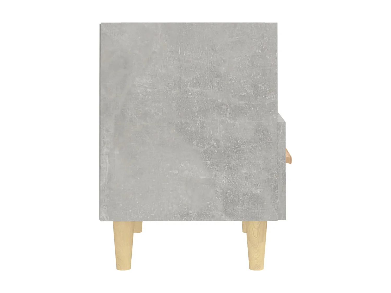 Table de chevet Gris béton 40x35x47 cm