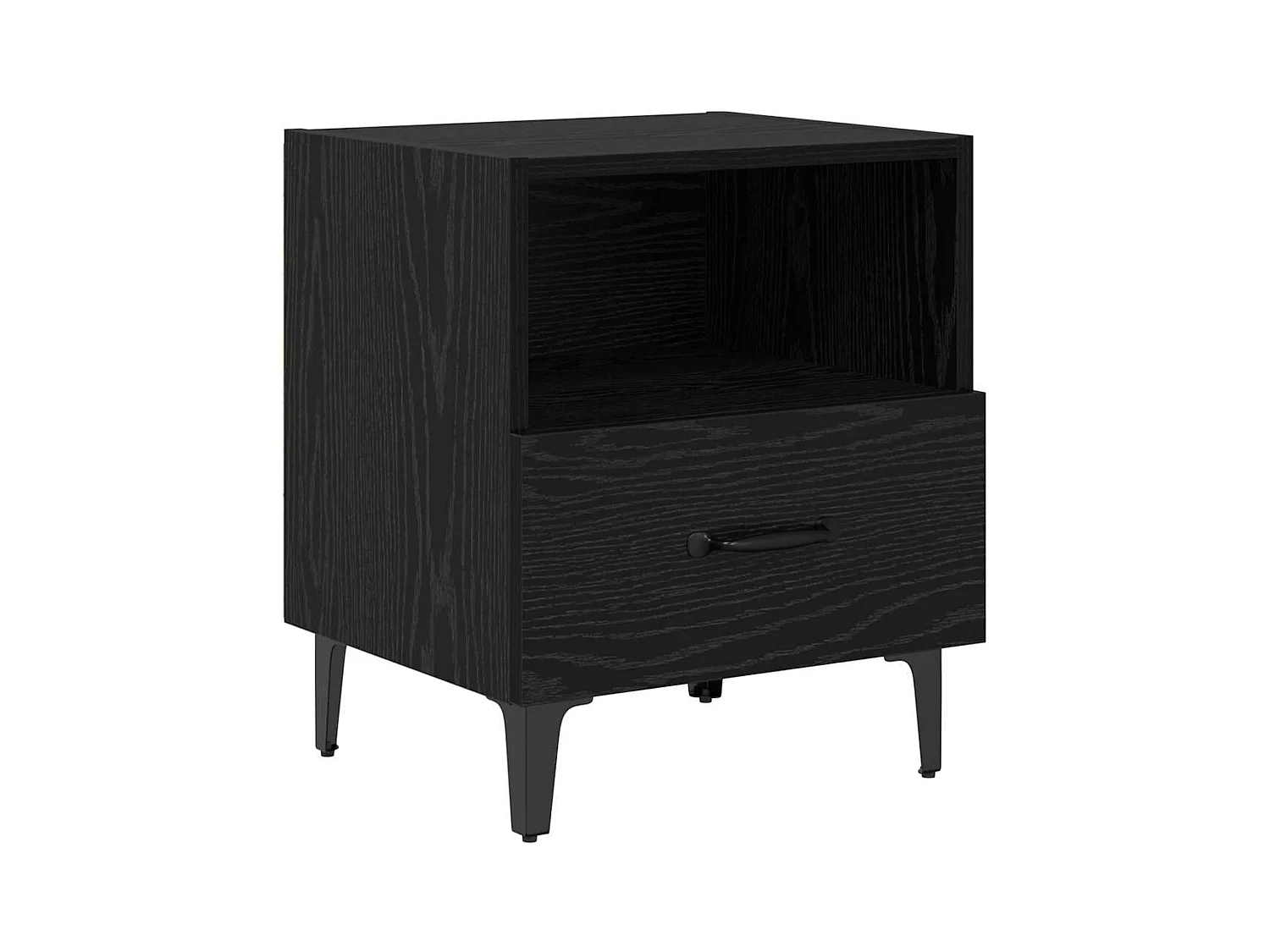 Cabinet de chevet 2 pcs Chêne noir 40 x 35 x 47.5 cm