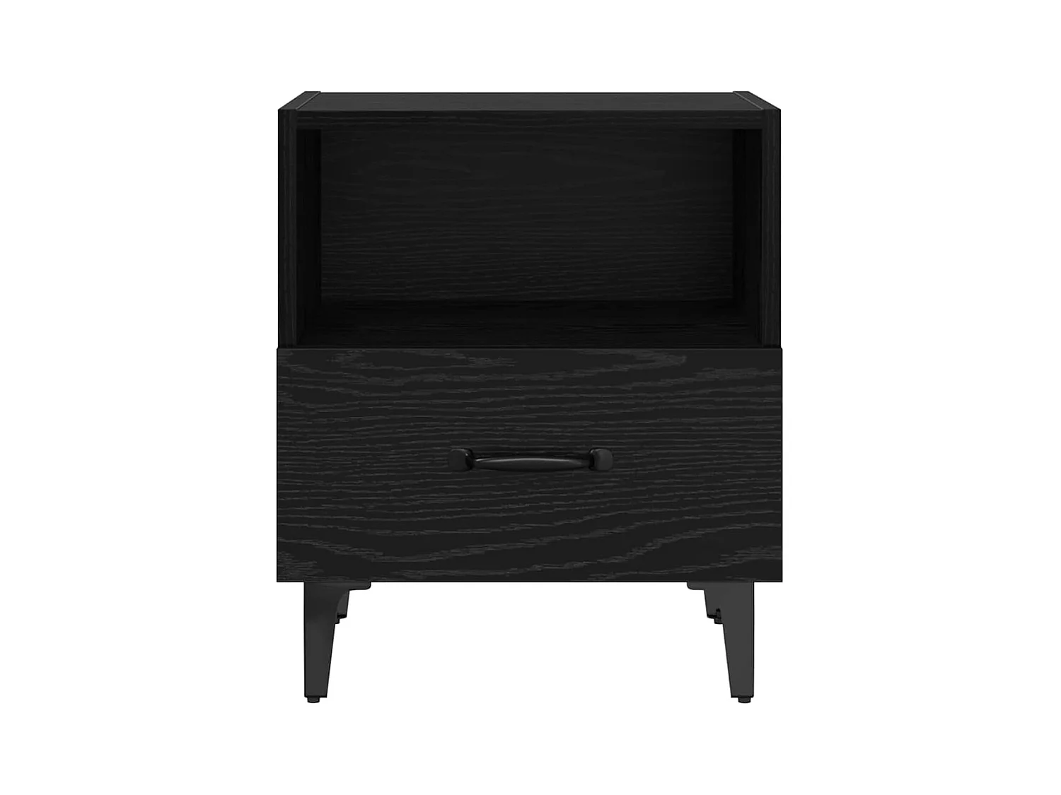 Cabinet de chevet 2 pcs Chêne noir 40 x 35 x 47.5 cm