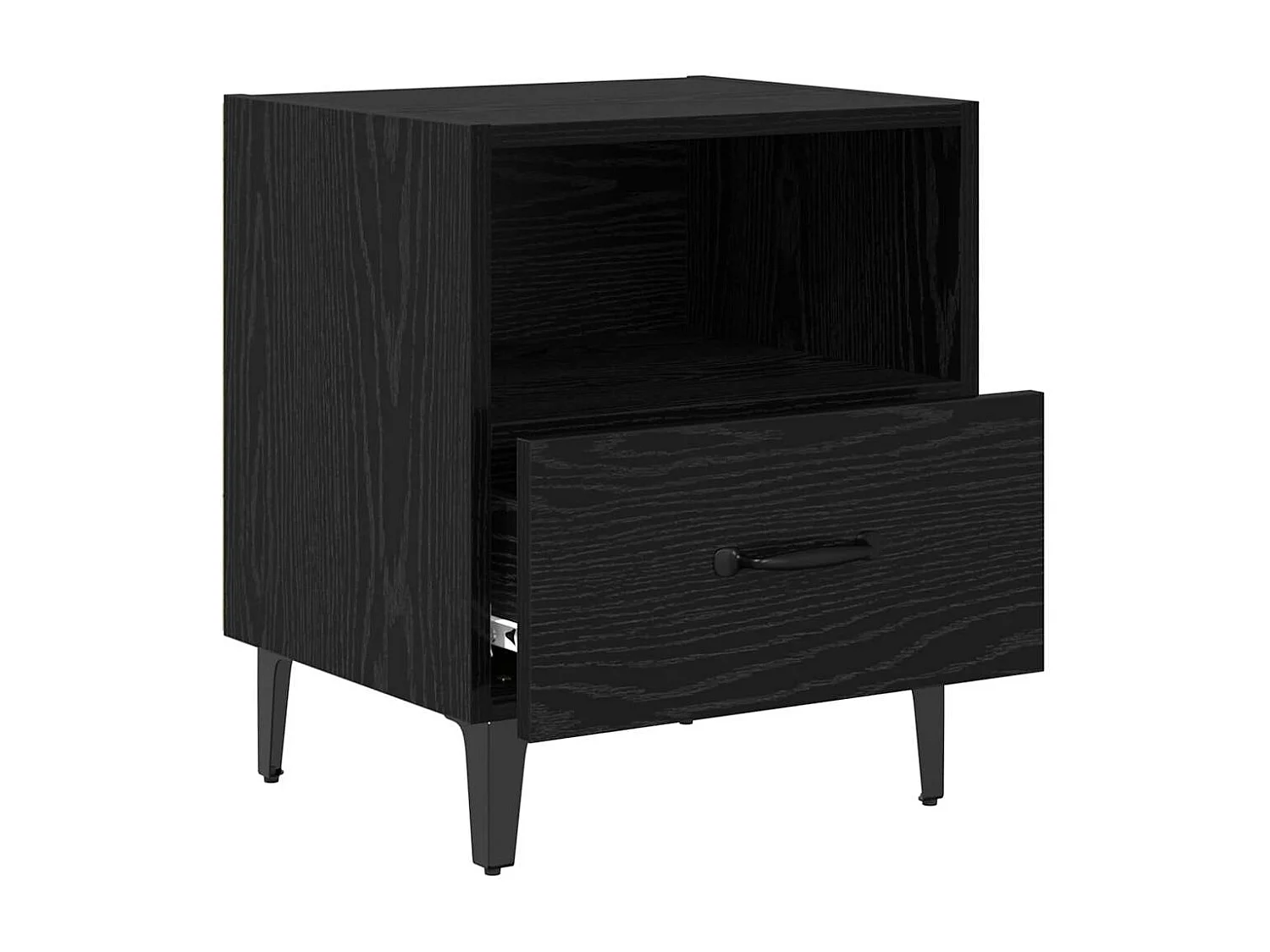 Cabinet de chevet 2 pcs Chêne noir 40 x 35 x 47.5 cm