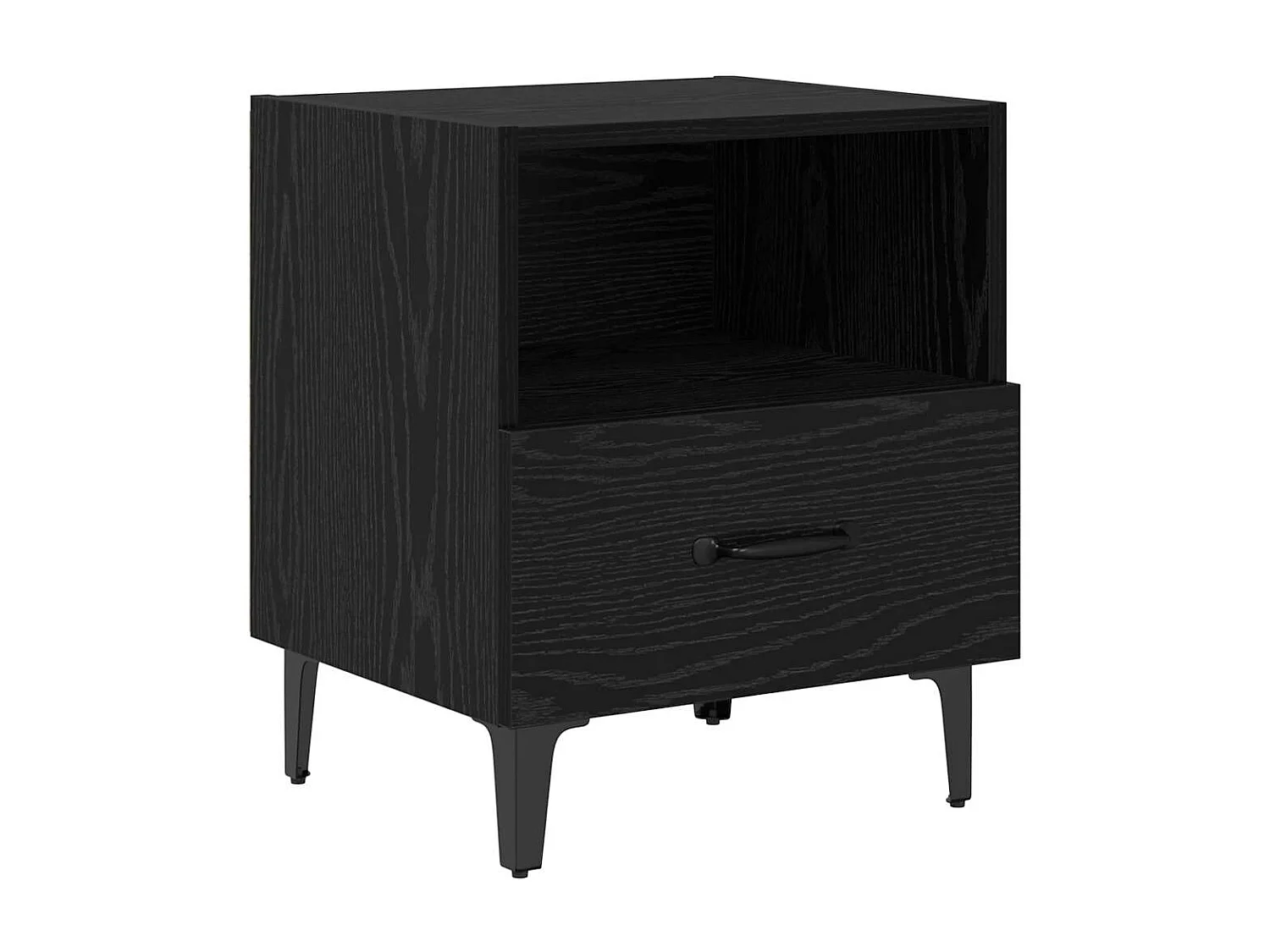 Cabinet de chevet 2 pcs Chêne noir 40 x 35 x 47.5 cm