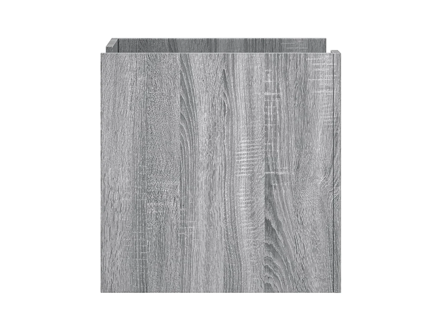 Mesita de noche Sonoma gris 45x50x50 cm madera de ingeniería