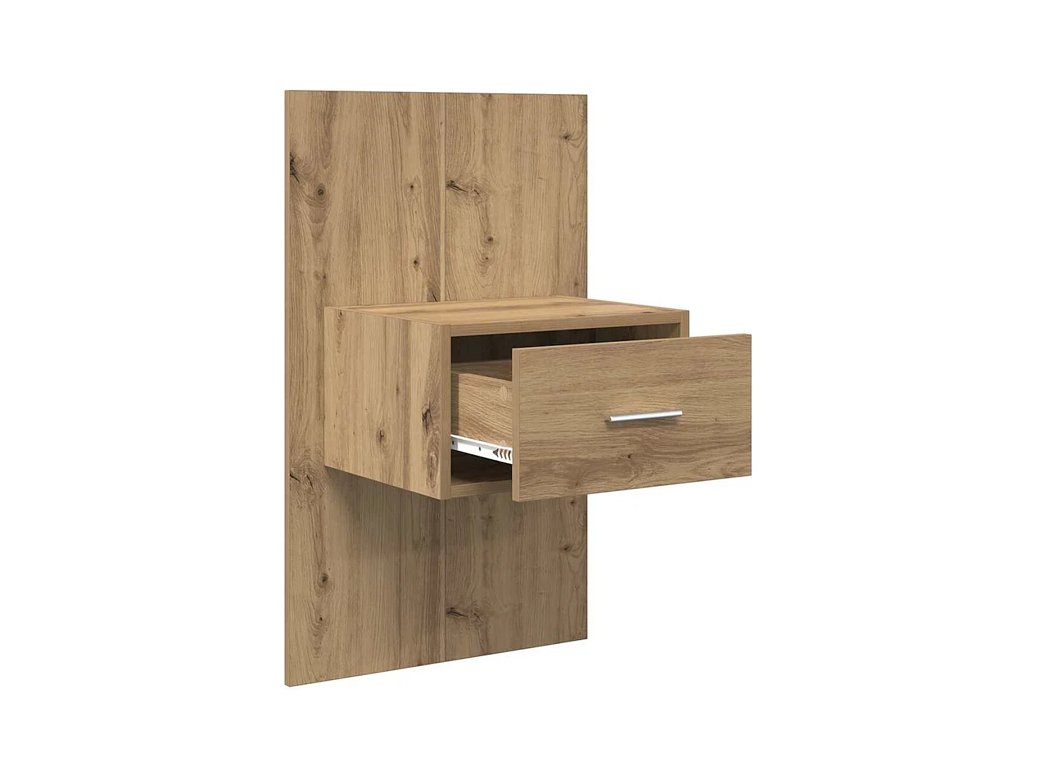 Mobile letto 2 pezzi, rovere lavorato a mano, 48,5 x 32,5 x 80 cm