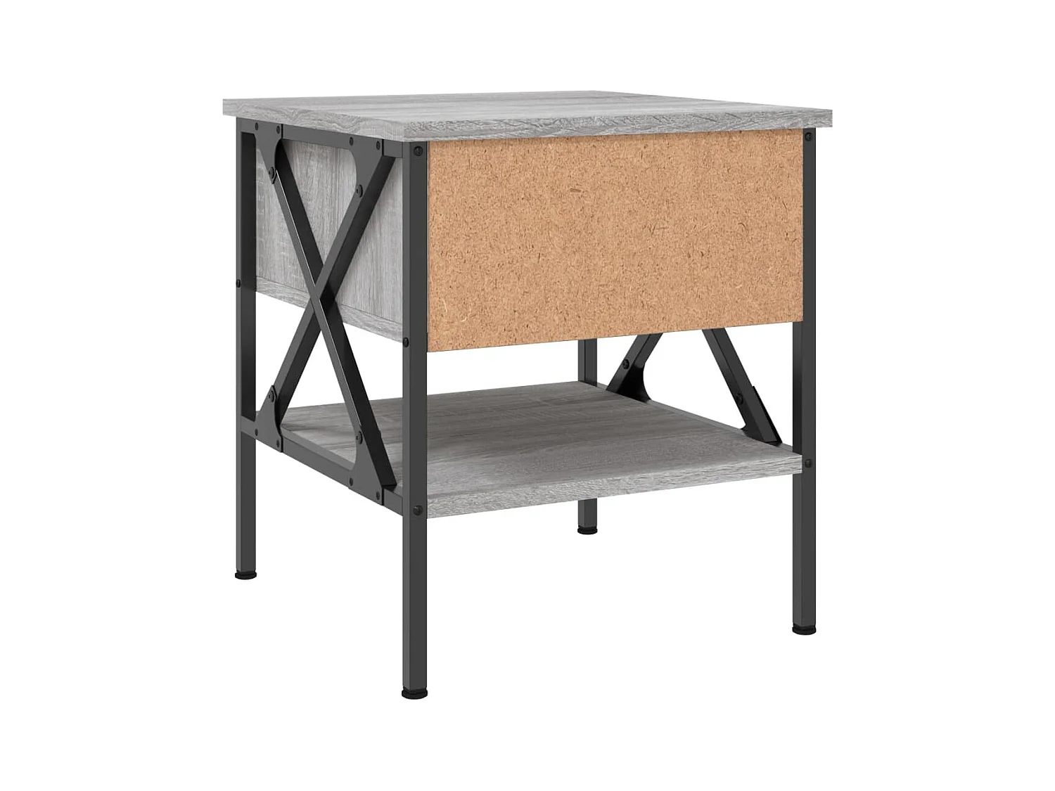 Mesitas de noche 2 piezas gris sonoma 40x42x45 cm madera de ingeniería