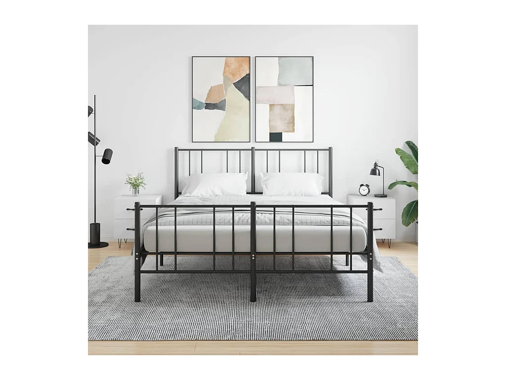 Comodini 2 pezzi bianchi 40x35x47,5 cm in legno ingegnerizzato