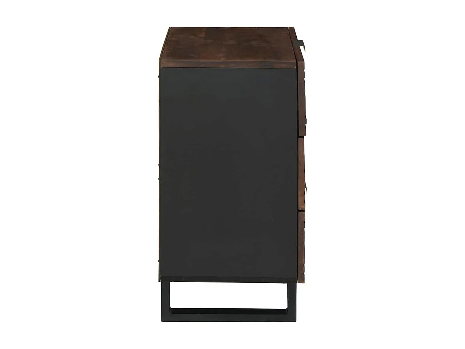 Cabinet de chevet Noyer 50 x 33 x 60 cm bois de manguier massif