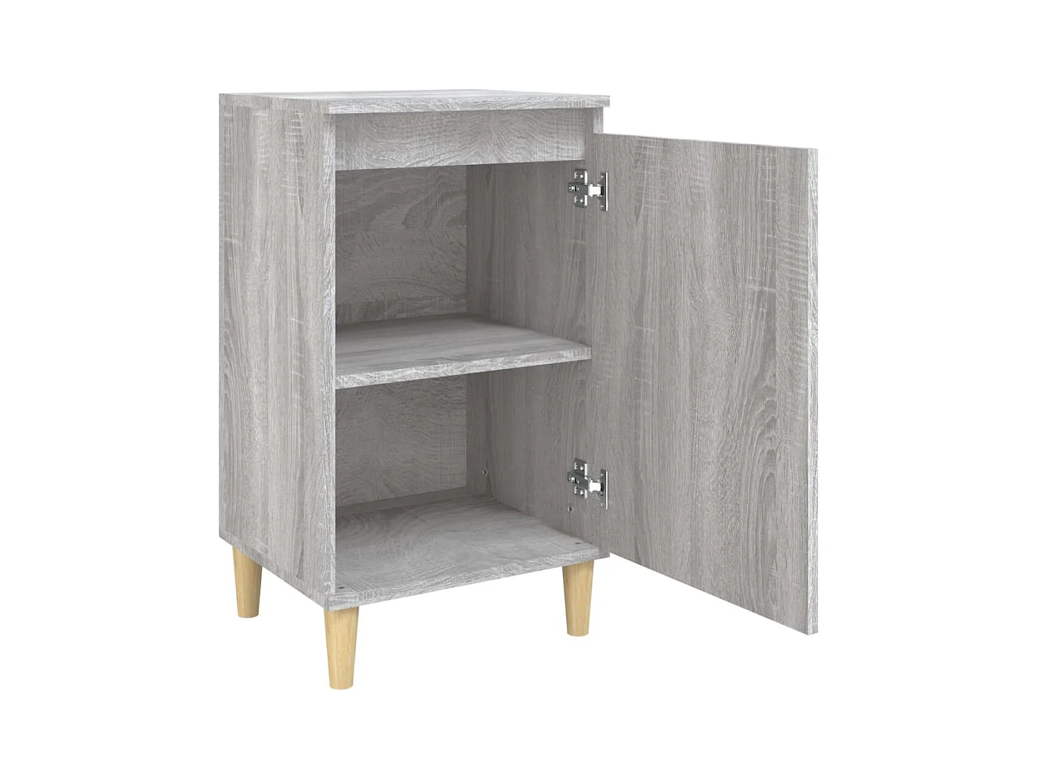 Mesitas de noche 2 piezas gris sonoma 40x35x70cm madera de ingeniería