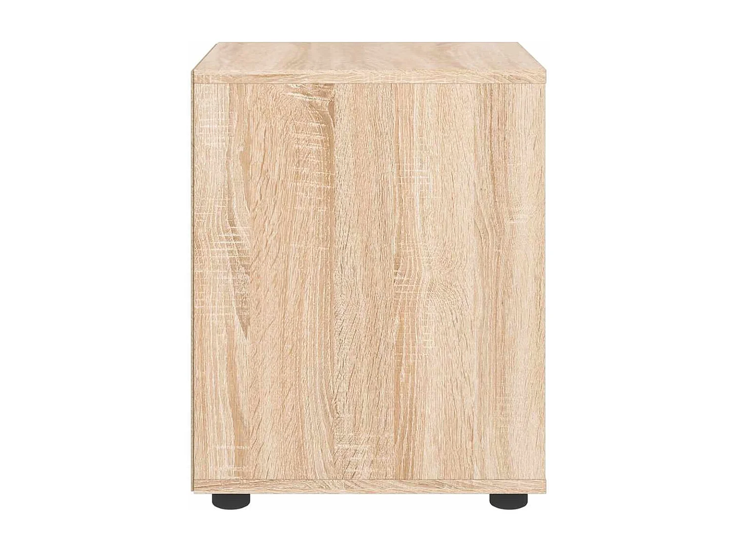 Mesita de noche VISNES roble sonoma 45x40x50 cm madera de ingeniería