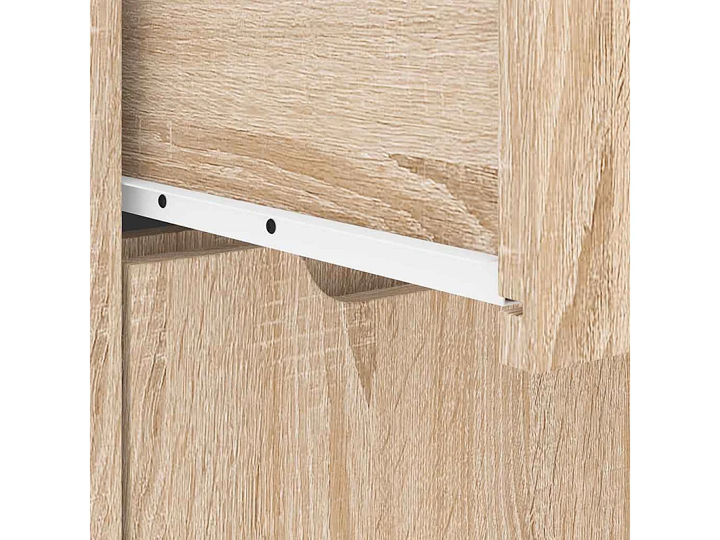 Comodino VISNES in rovere sonoma 45x40x50 cm in legno ingegnerizzato