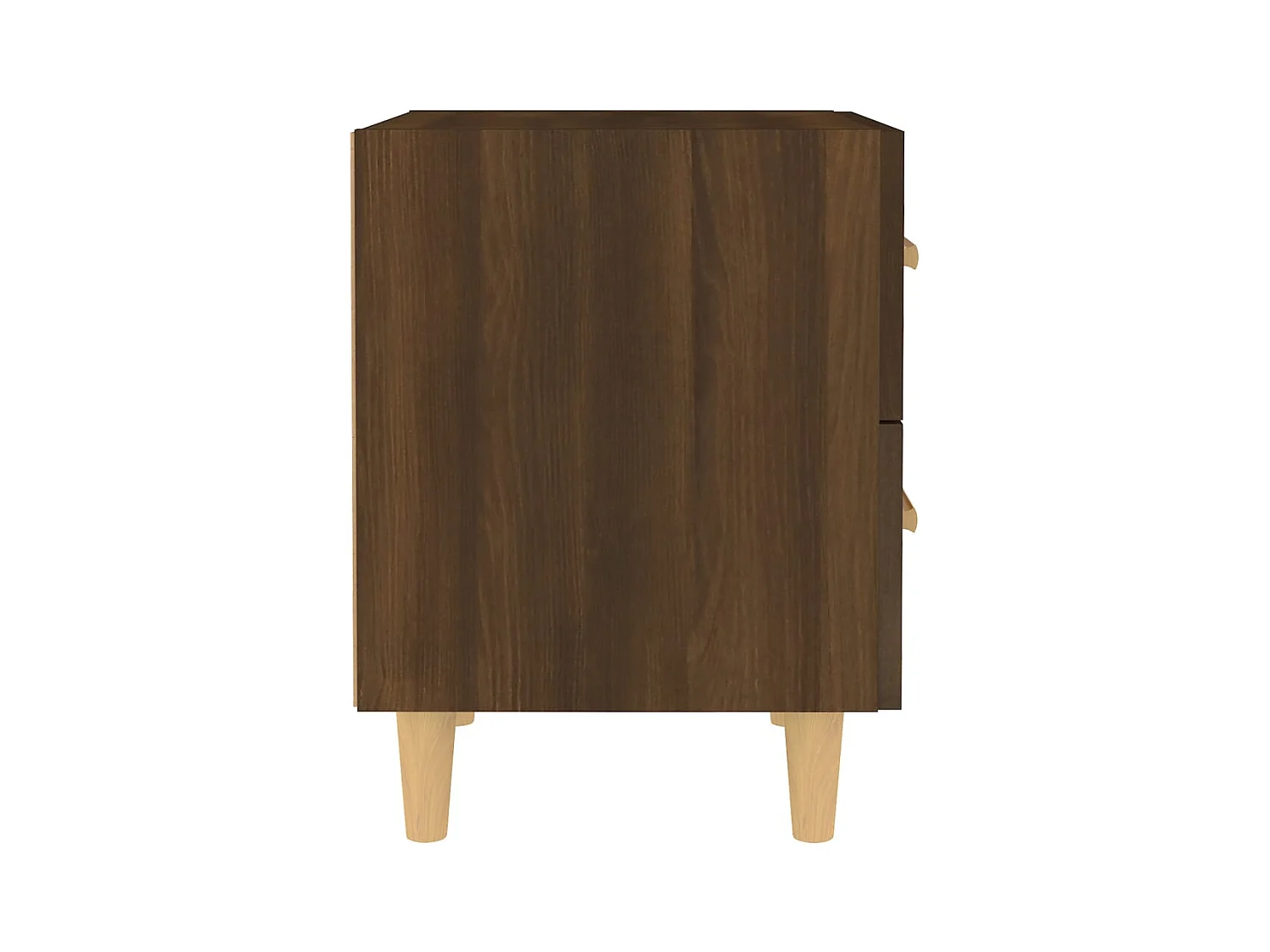 Nachtkastjes 2 stuks Bruin eiken 40x35x47,5 cm