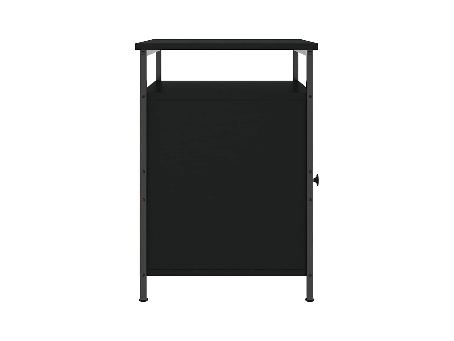 Mesitas de noche 2 piezas negras 40x42x60 cm madera de ingeniería