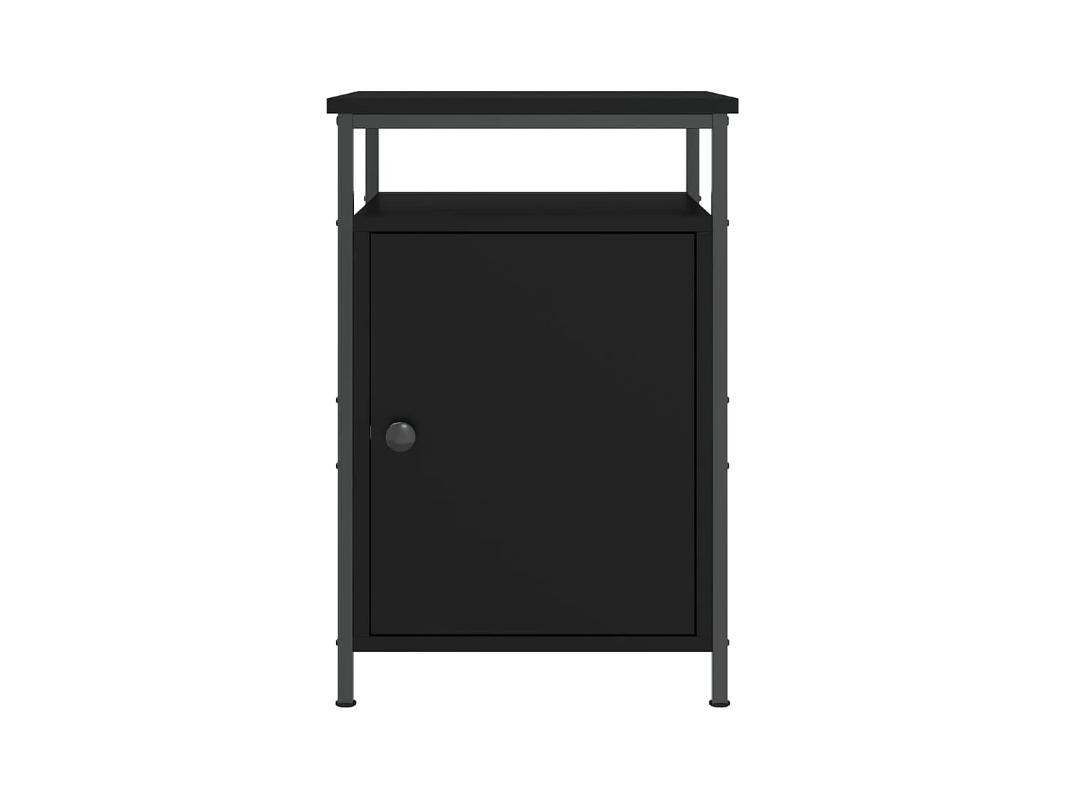 Mesitas de noche 2 piezas negras 40x42x60 cm madera de ingeniería