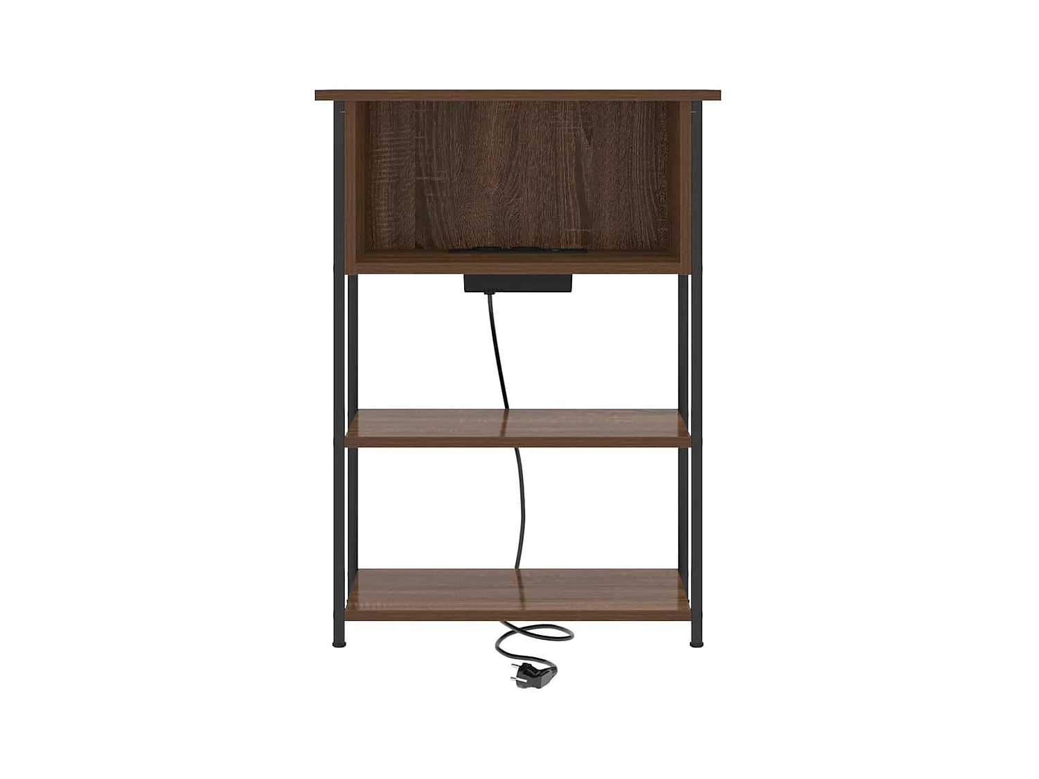 Comodino Rovere marrone 55 x 31 x 76 cm