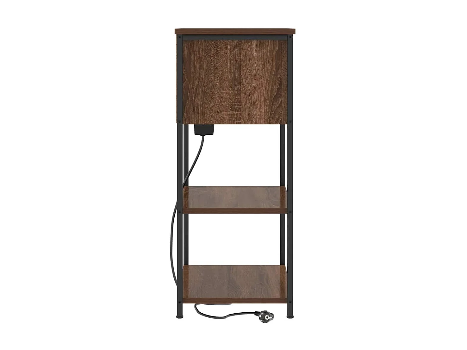 Comodino Rovere marrone 55 x 31 x 76 cm