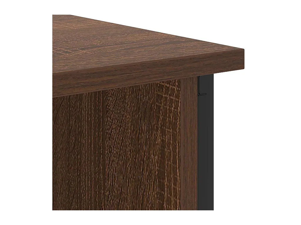 Comodino Rovere marrone 55 x 31 x 76 cm