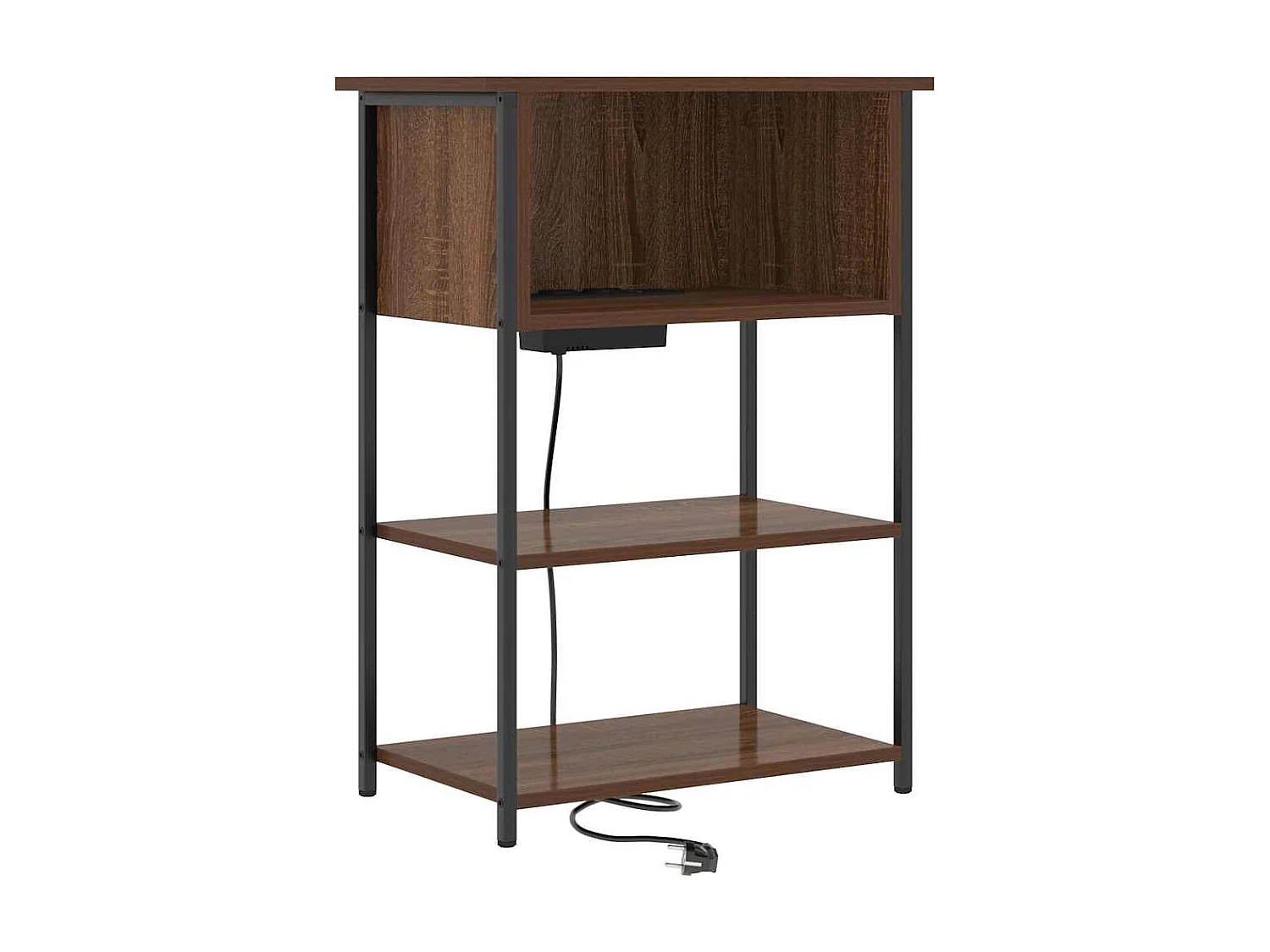 Cabinet de chevet Chêne marron 55 x 31 x 76 cm