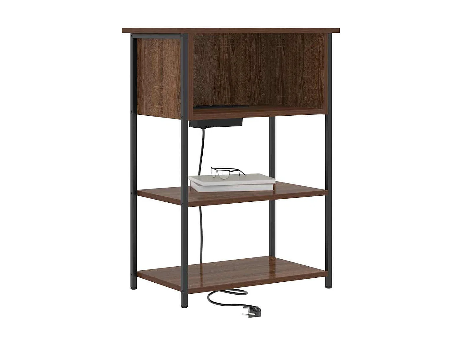 Cabinet de chevet Chêne marron 55 x 31 x 76 cm