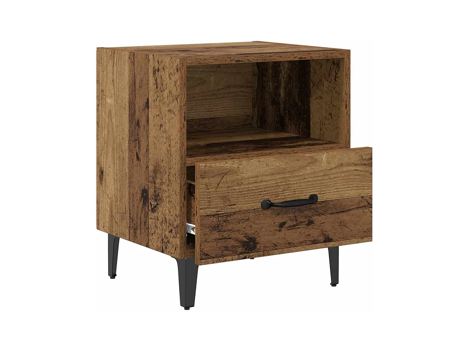 Cabinet de chevet 2 pcs Bois ancien 40 x 35 x 47.5 cm